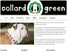 Tablet Screenshot of collardgreendogs.com